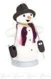 Räuchermann Schneemann mit Schlittschuhe Breite x Höhe x Tiefe 9 cmx13 cmx6 cm