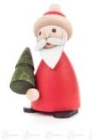 Weihnachtliche Miniatur Ruprecht mit Baum Höhe ca 7,5 cm