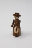 Miniaturfigur Historisches Kind mit Ring Höhe 3 cm