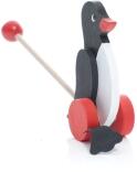 Holzspielzeug - Schiebetier Watscheltier Pinguin mit Stock - BxHxT 4,5x8x3cm