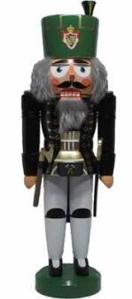 Nussknacker – Bergwardein große Holzfigur, farbig bemalt – Höhe ca. 41 cm