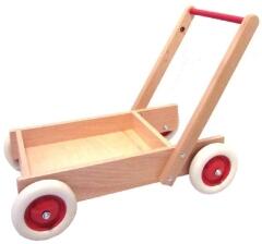 Holzspielzeug Schiebwagen Maße: L/B/H 55cm/ 33cm/ 51cm