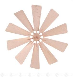 Ersatzteile & Bastelbedarf Flügelrad 10 Blätter Breite x Höhe x Tiefe 40 cmx5 cmx40 cm