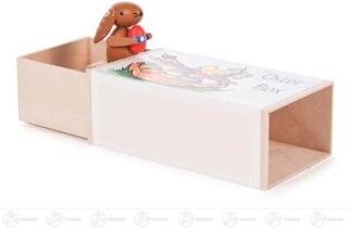 Musikdose Musikdose Oster-Box mit Hase Höhe ca 6 cm